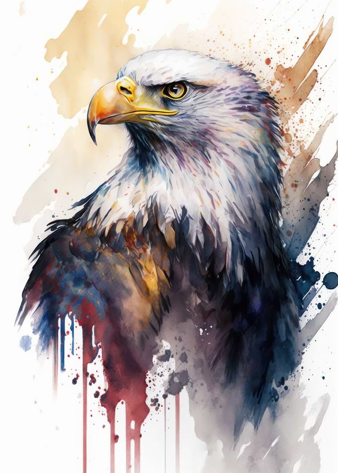 Eagle Watercolor