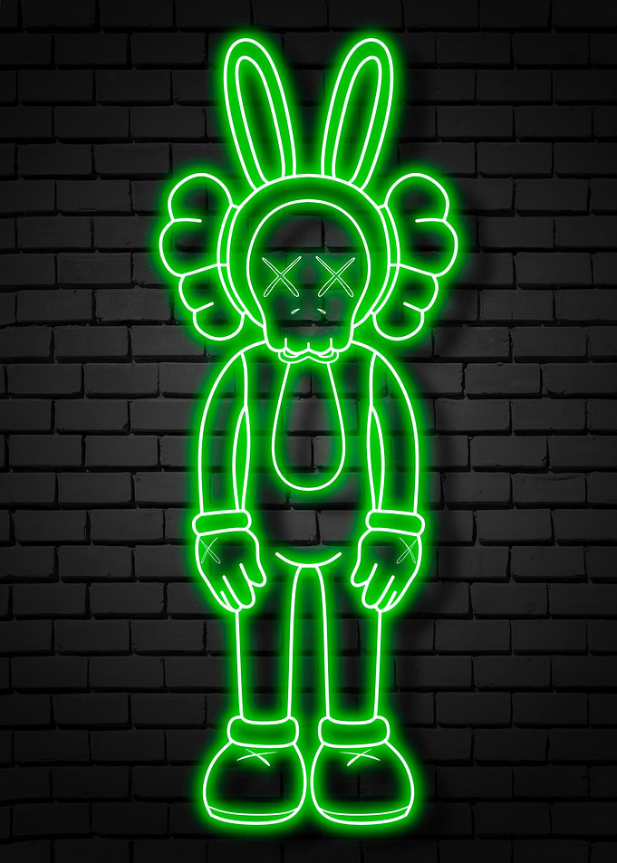 neon kaws