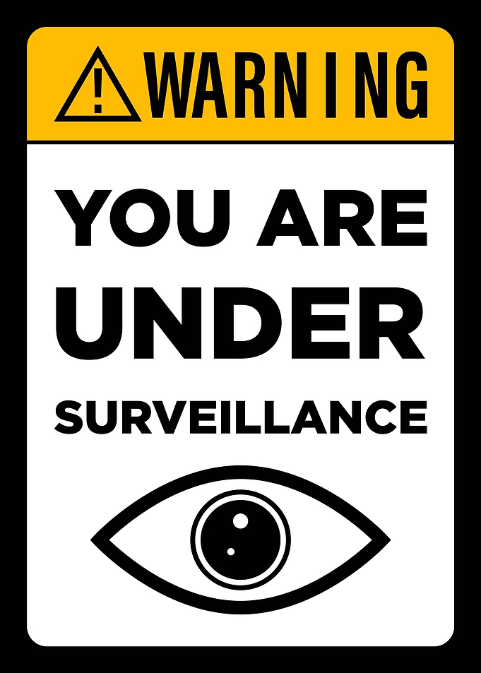 WARNING CCTV