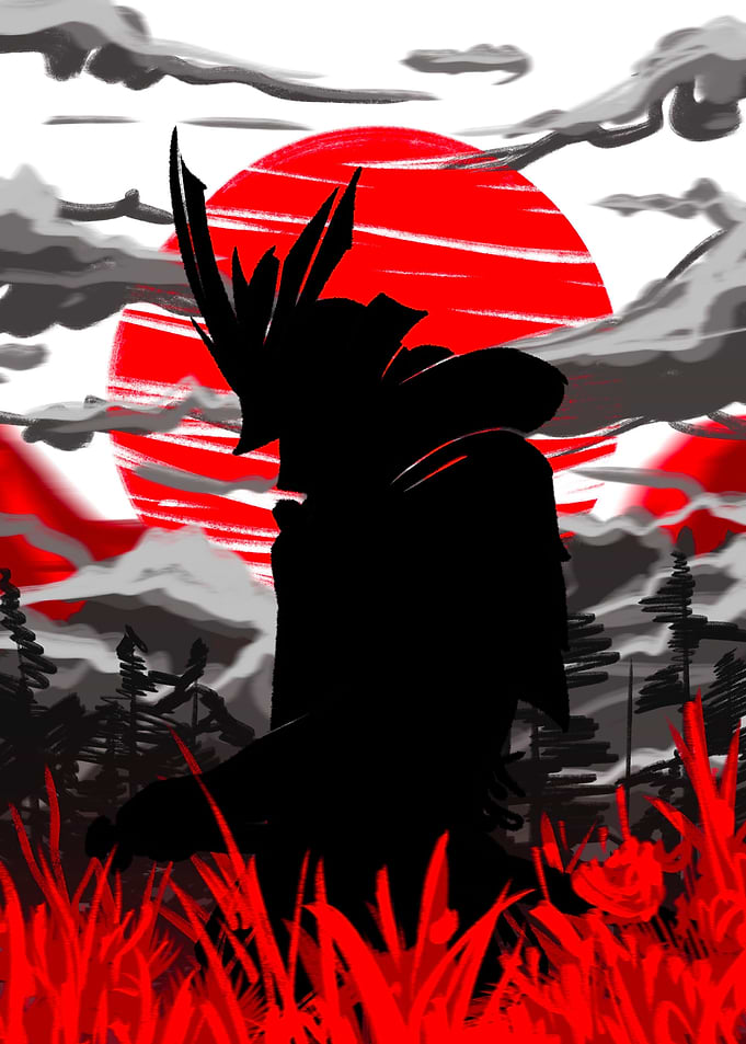 Japan samurai poster