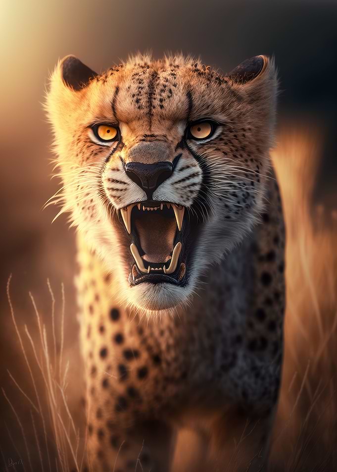 Angry Cheetah