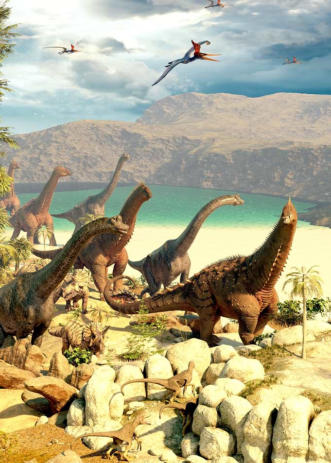 Dinosaur herd