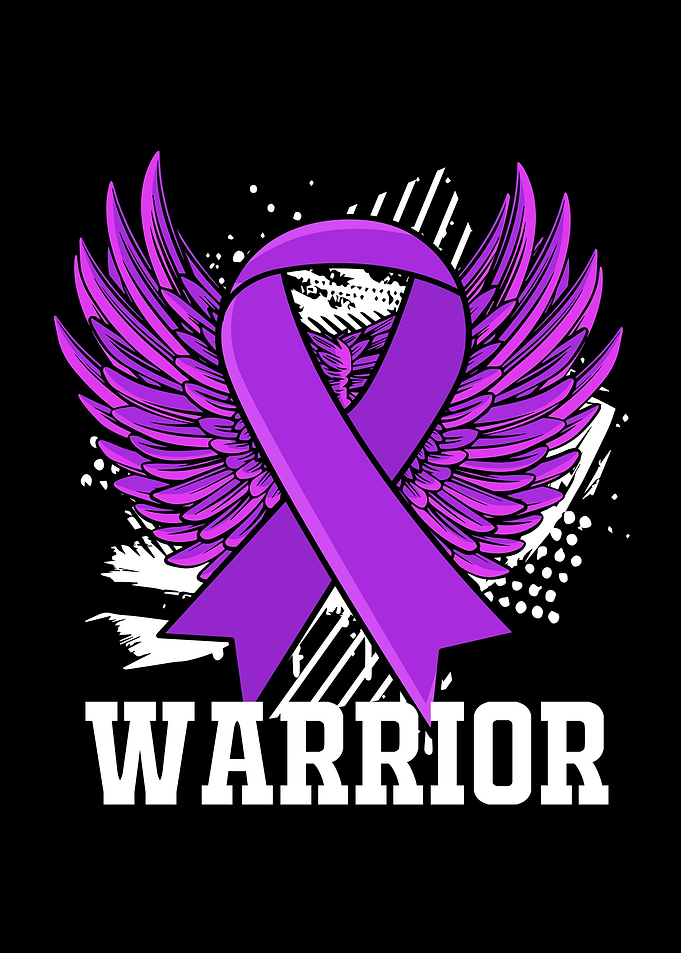 Crohns Warrior Ribbon