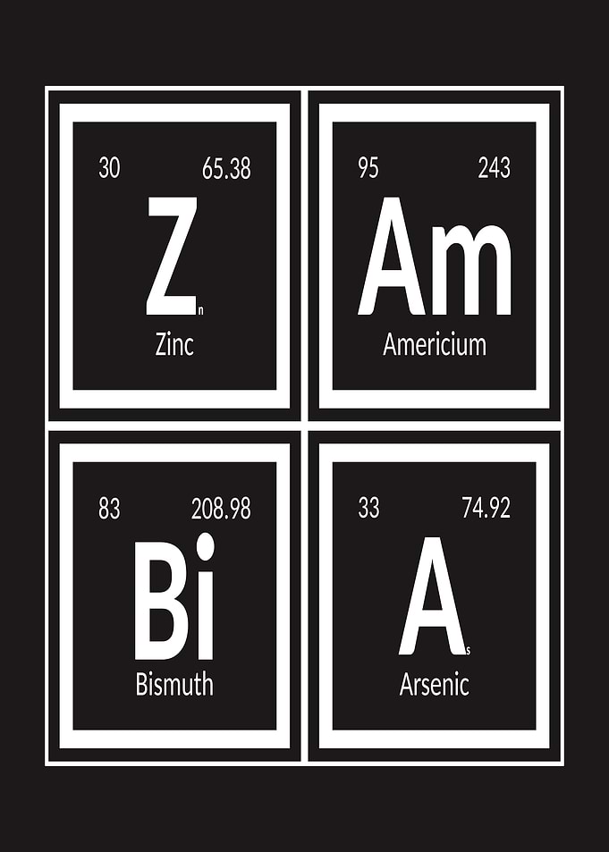 Zambia Periodic Table