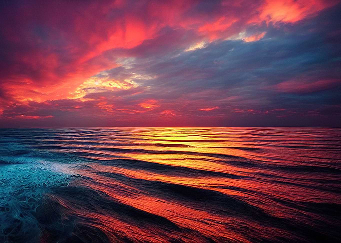 Sunset Waters