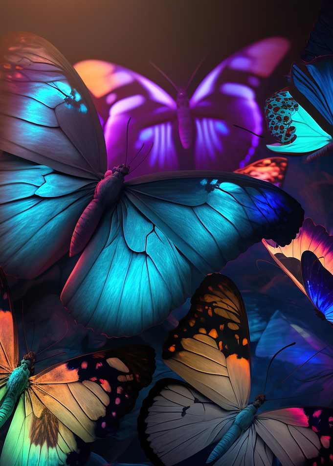 Fluttering Butterflies