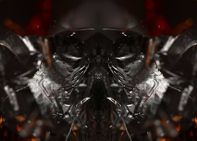 Aluminum folie abstratcs