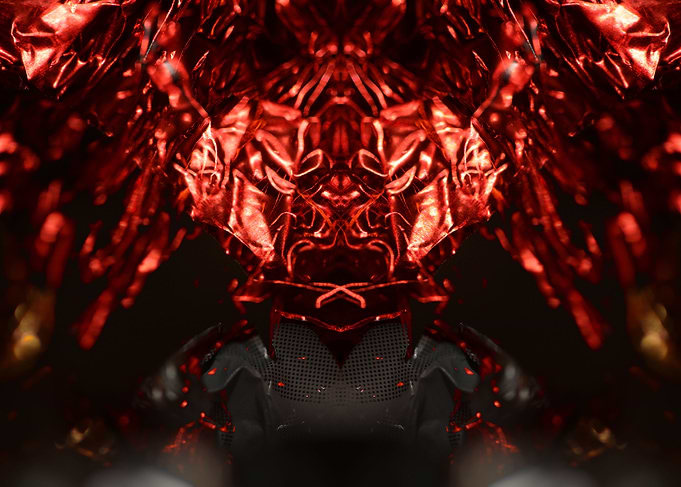 Aluminum folie abstratcs