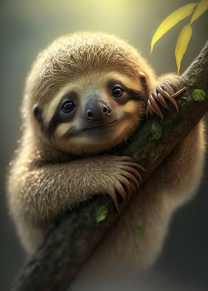 cute sloth