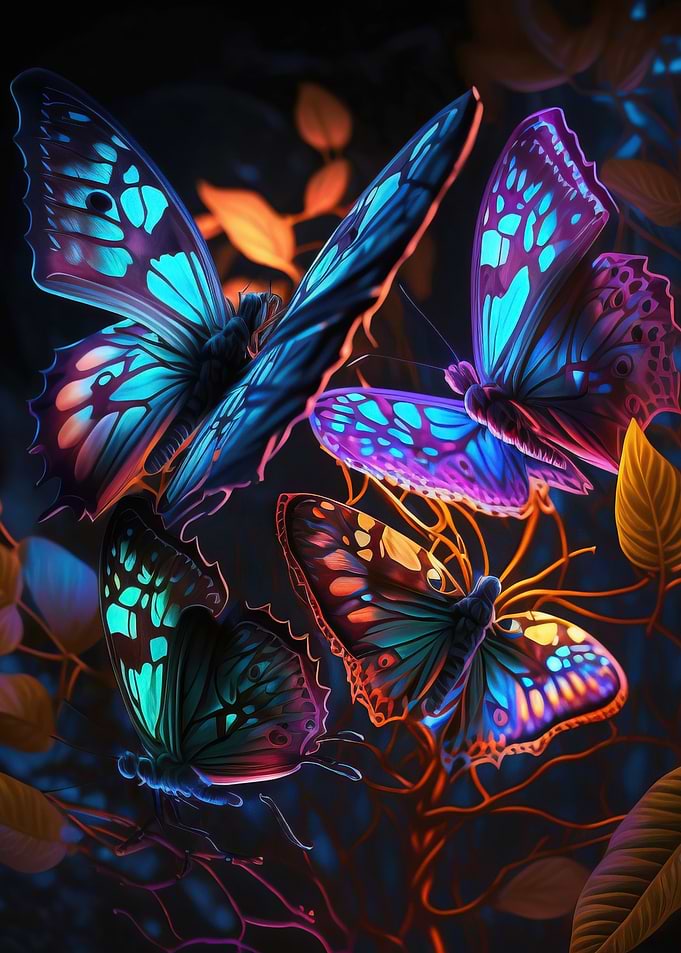 Fluttering Butterflies