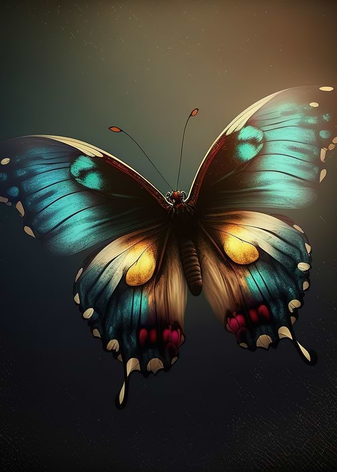 Butterfly colorful
