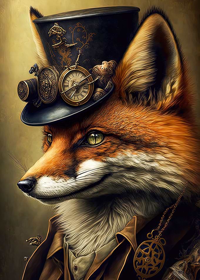 Steampunk Fox