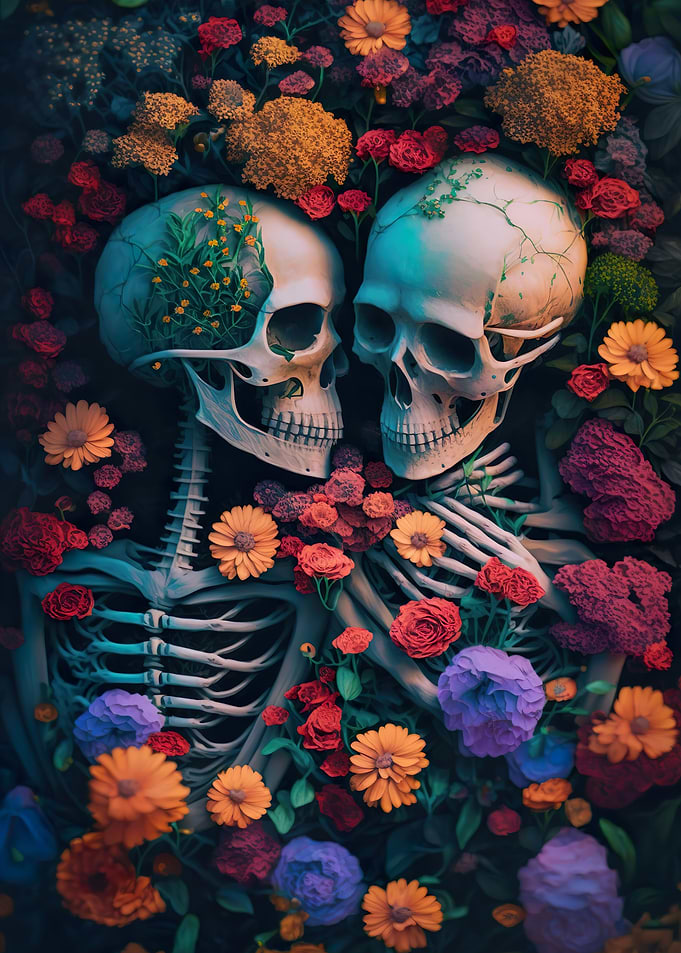 Skeleton Sea of Flowers