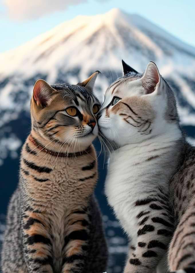 Two Cat Animal