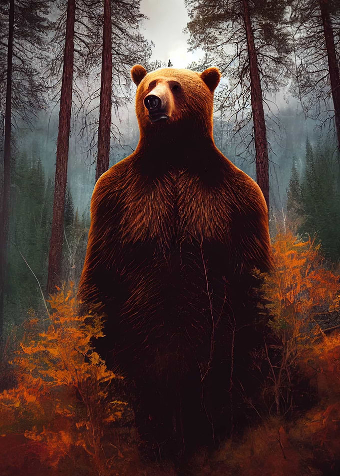 Brown Bear Stand