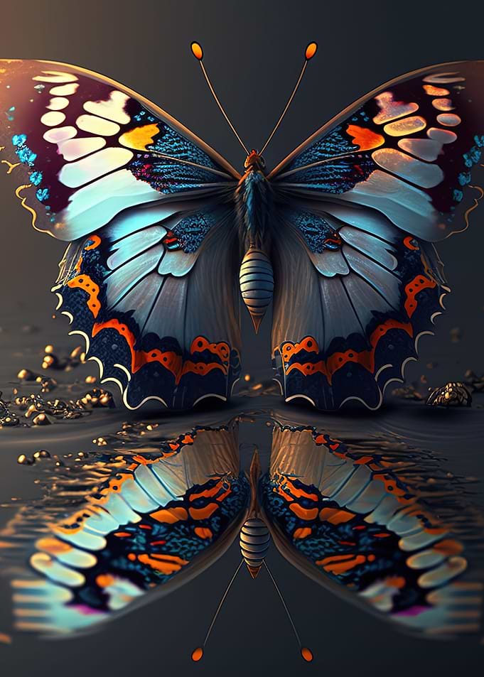 Butterfly colorful