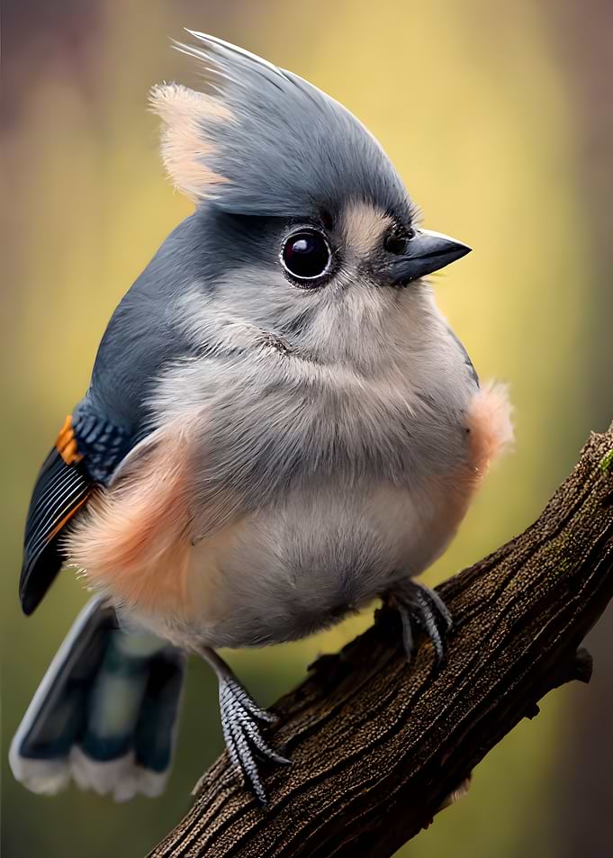 Tufted Titmouse Cute Bird