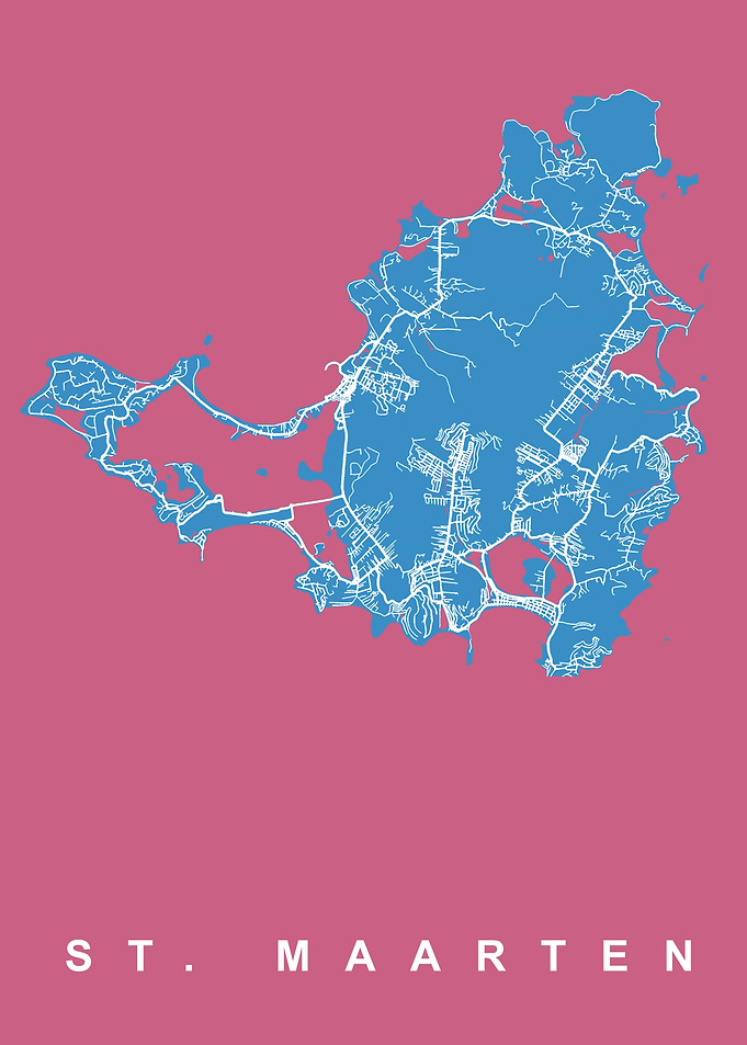 ST MAARTEN Map