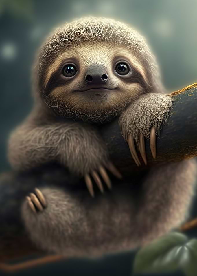 cute sloth