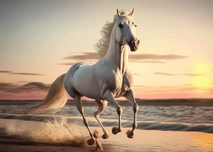 Hoerse white Animal