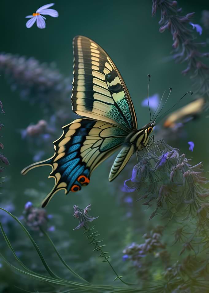 Butterfly colorful