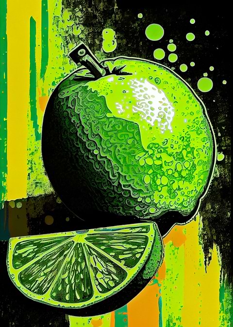 Zesty Zing — kitchen metal wall art
