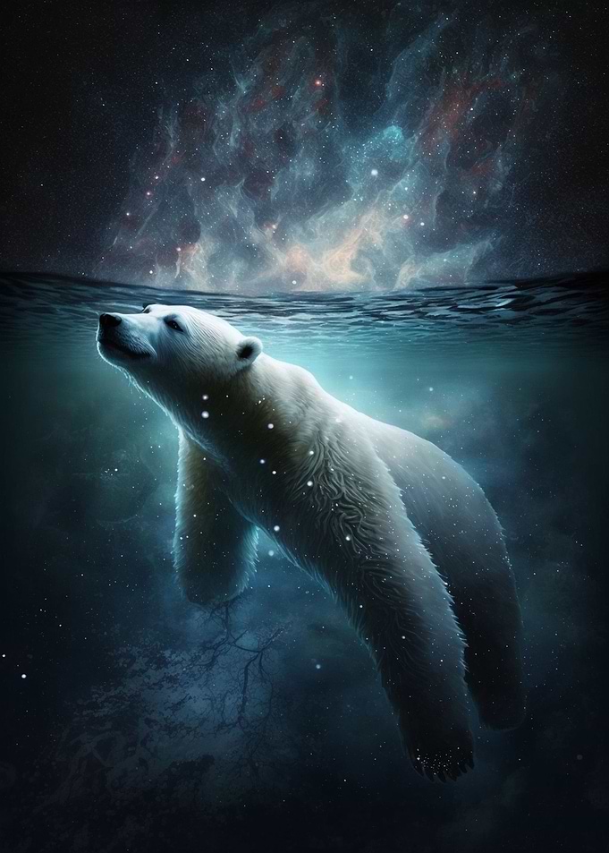 Swimming in space