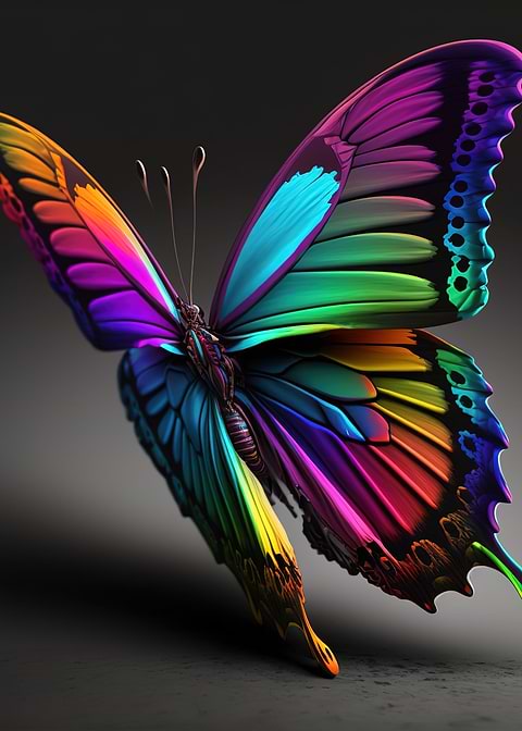 Butterfly colorful