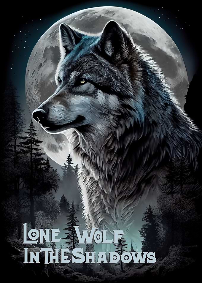 Lone Wolf in the Shadows