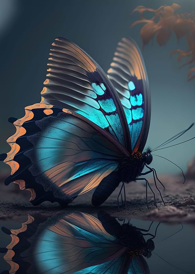 Butterfly colorful