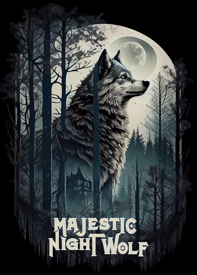 Majestic Night Wolf V1