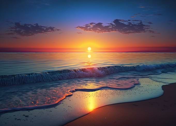 Sunrise at Ocean