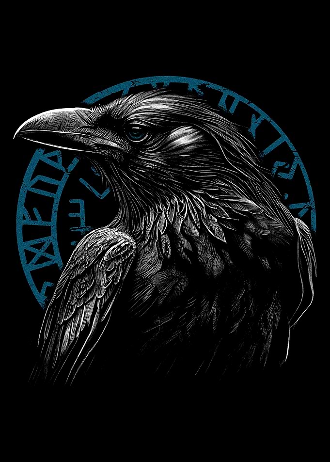Norse Raven Viking