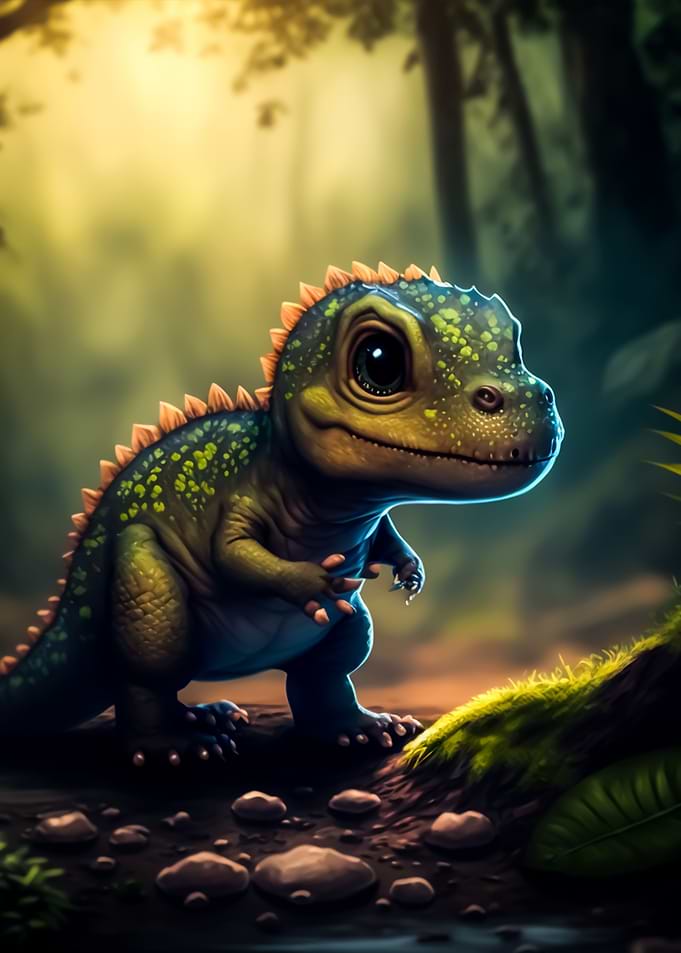 cute baby dragon