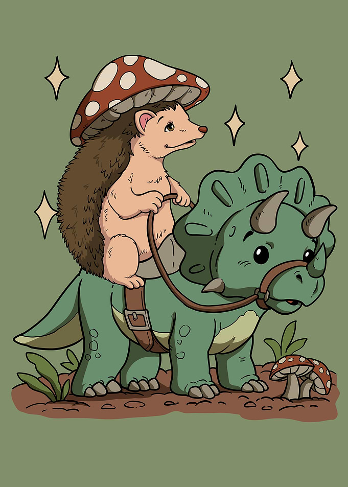 Cottagecore Hedgehog