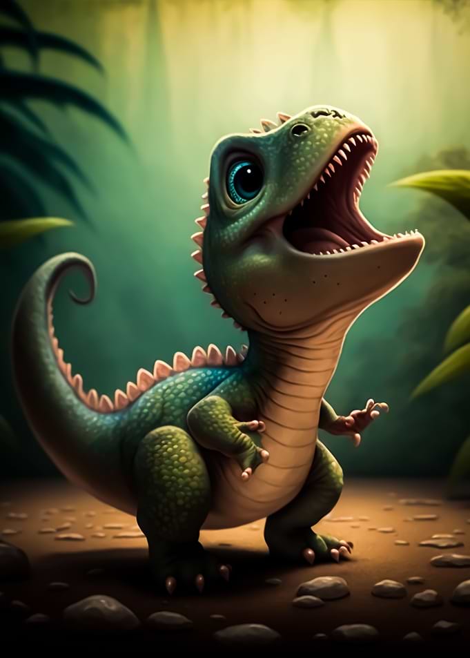 cute baby dragon