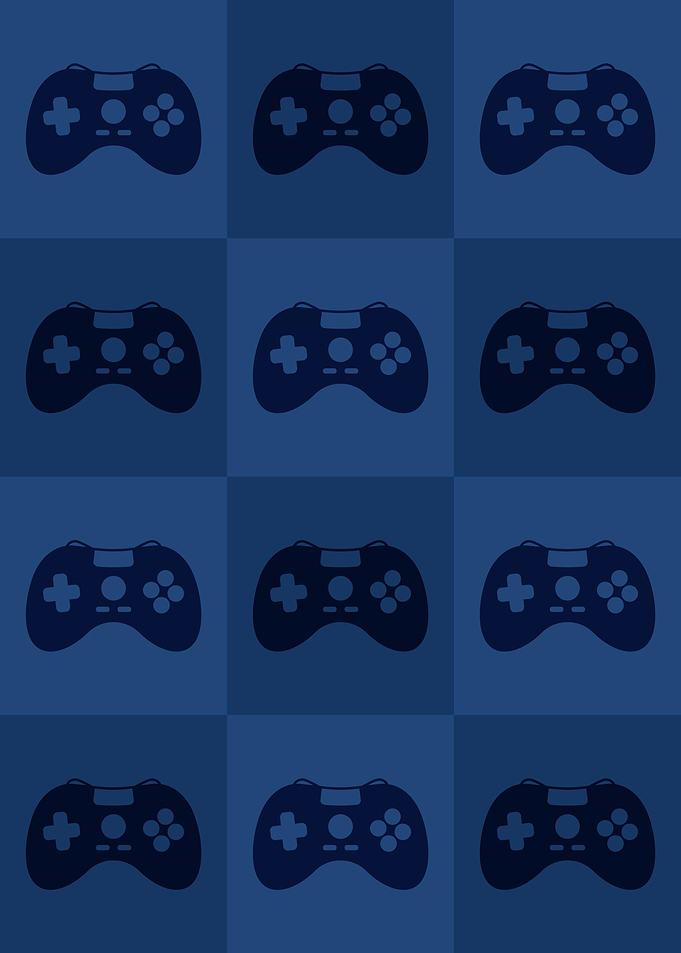 Gamer Controllers Blue