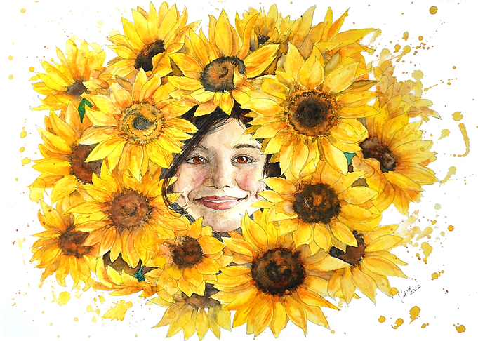 Sunflower smile