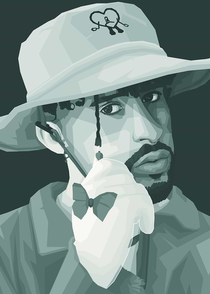 Bad Bunny Artwork Pop art
