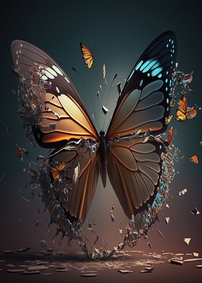 Butterfly colorful