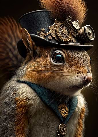 Steampunk Squirrel