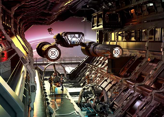 Spaceship Outpost