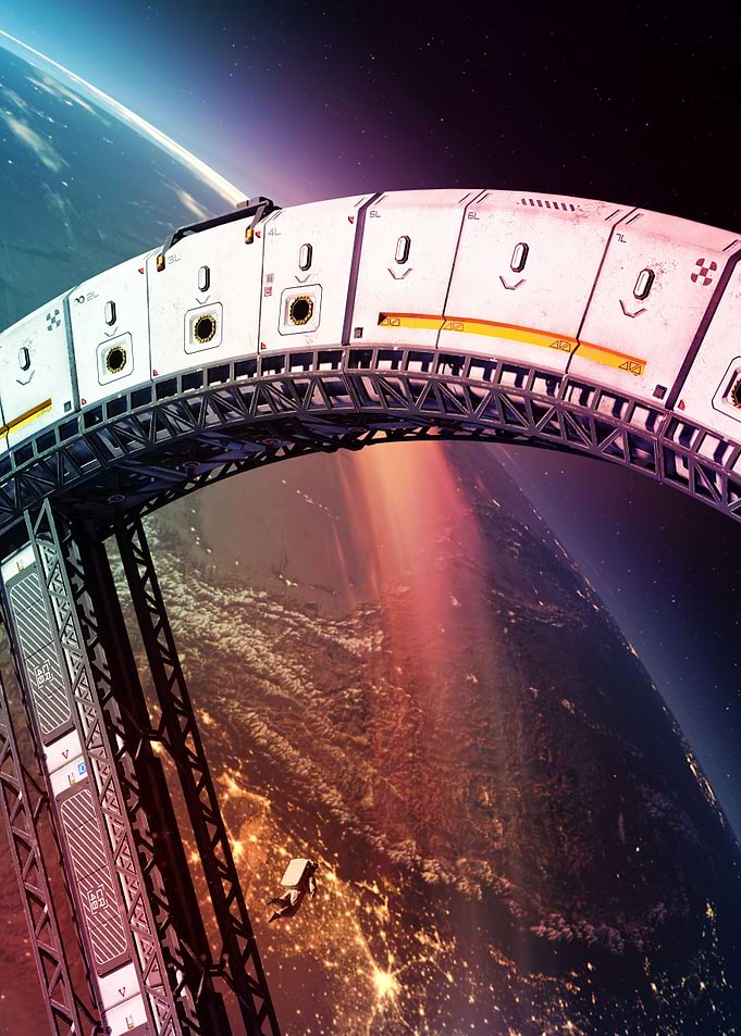 Space station outpost