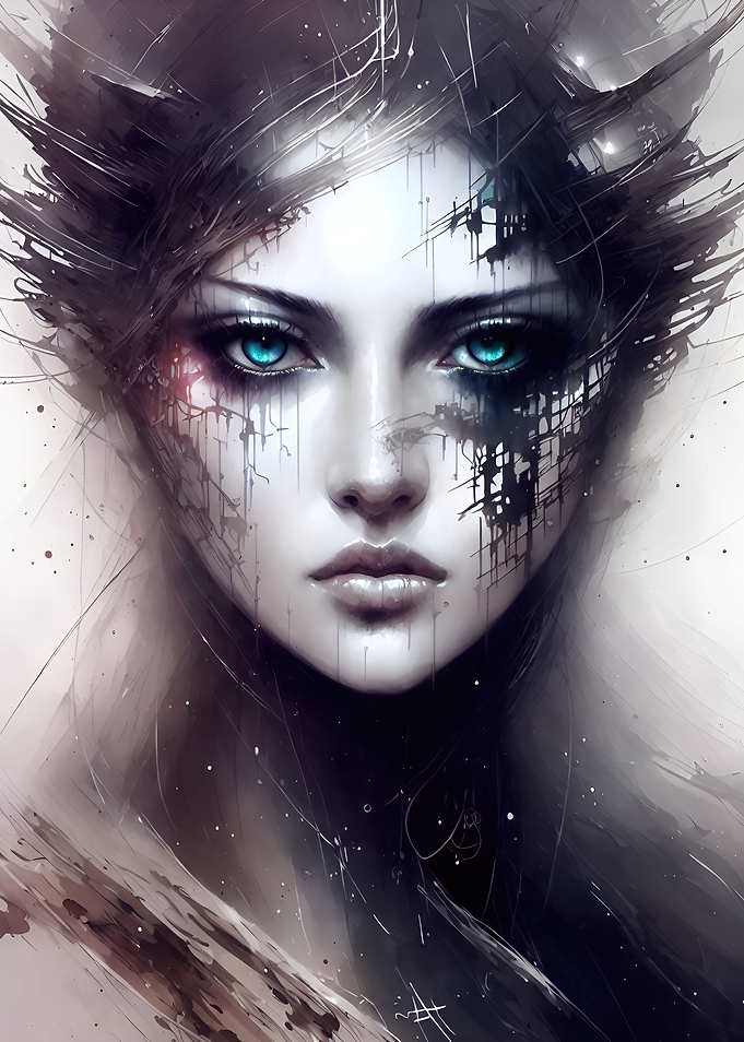 cyberpunk portrait