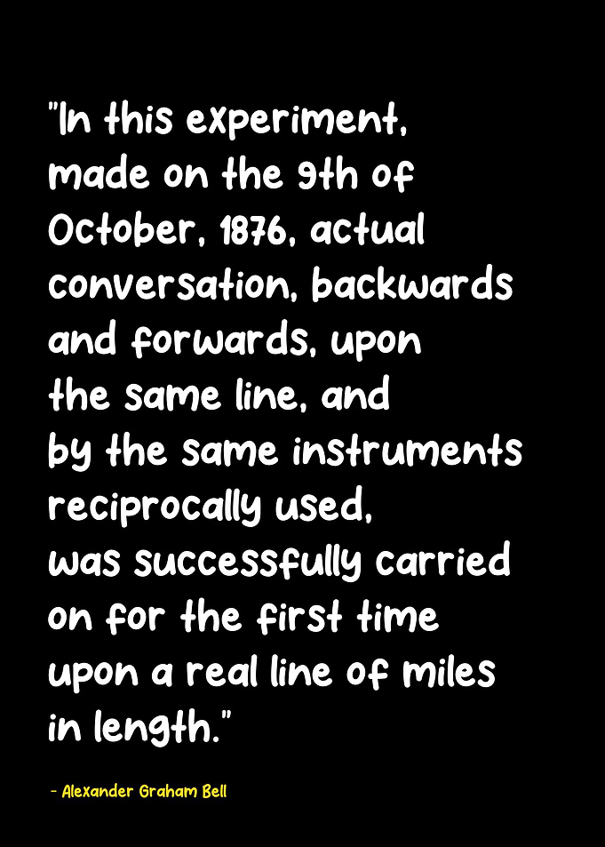 Graham bell quotes