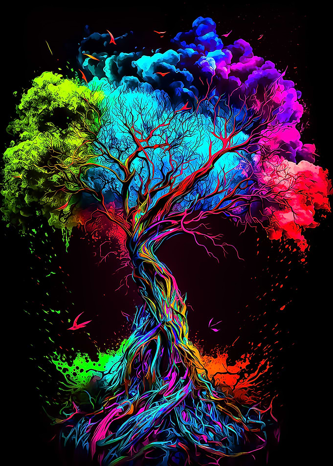 Tree Colorful
