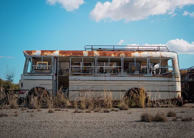 Abandoned bus