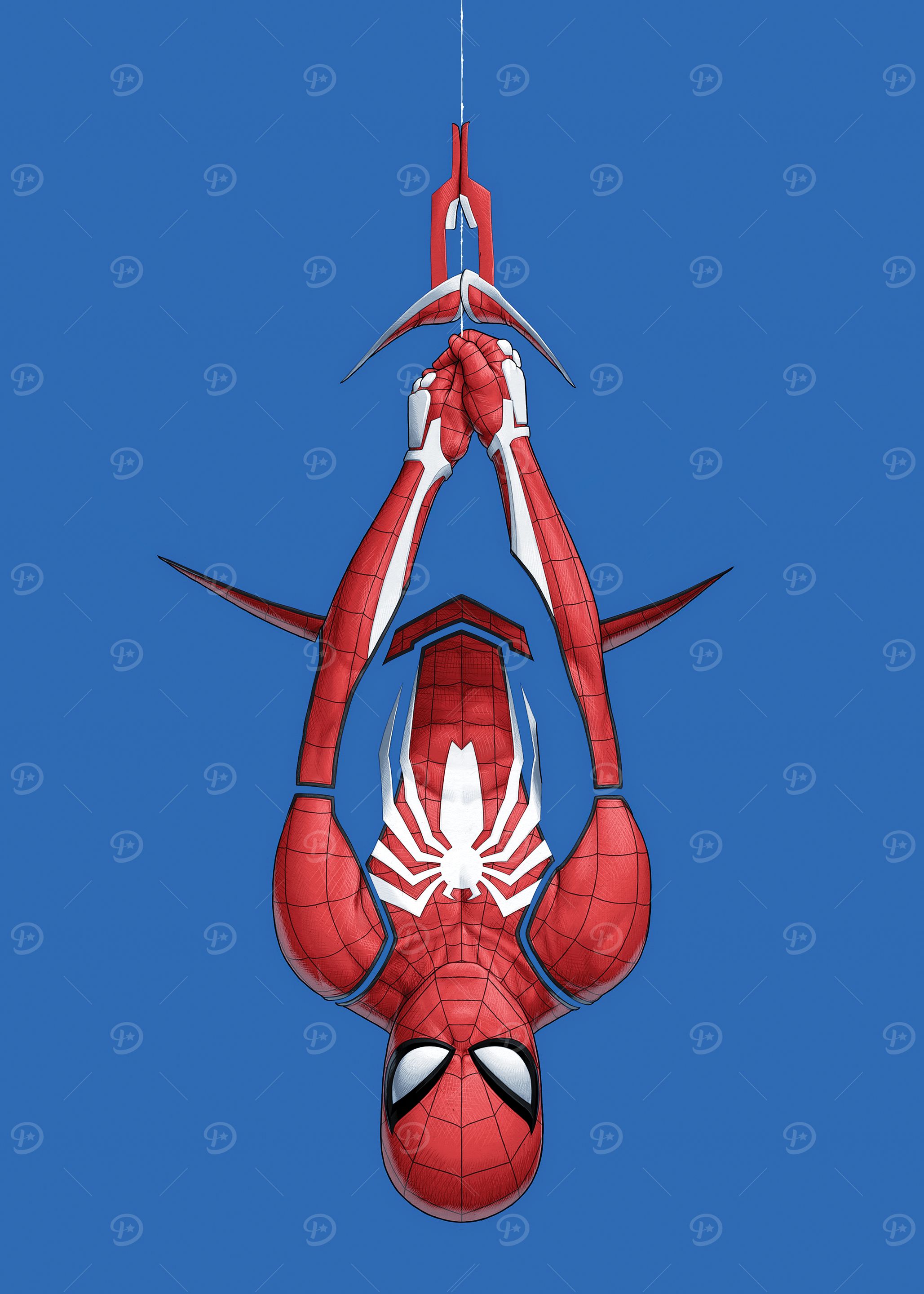 Spider-Man Upside Down