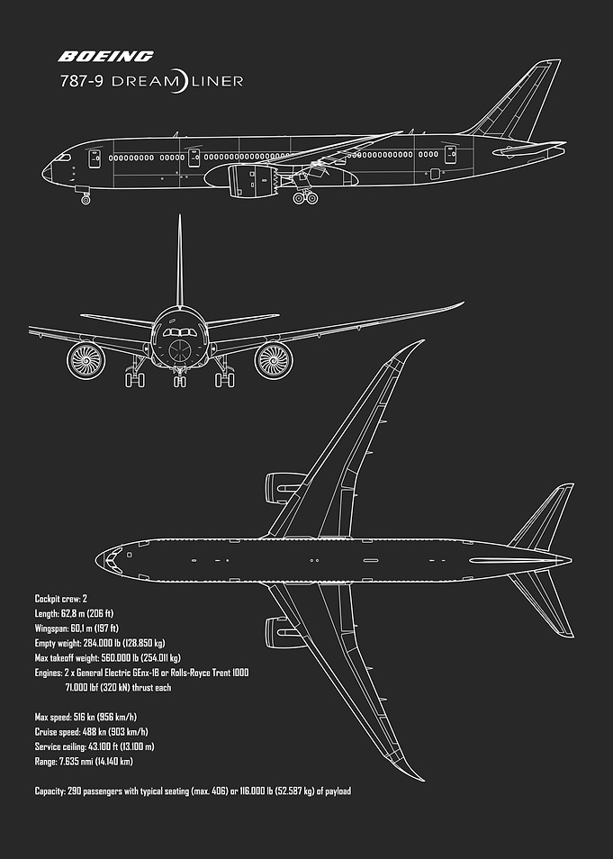 Boeing 787 Dreamliner Jet