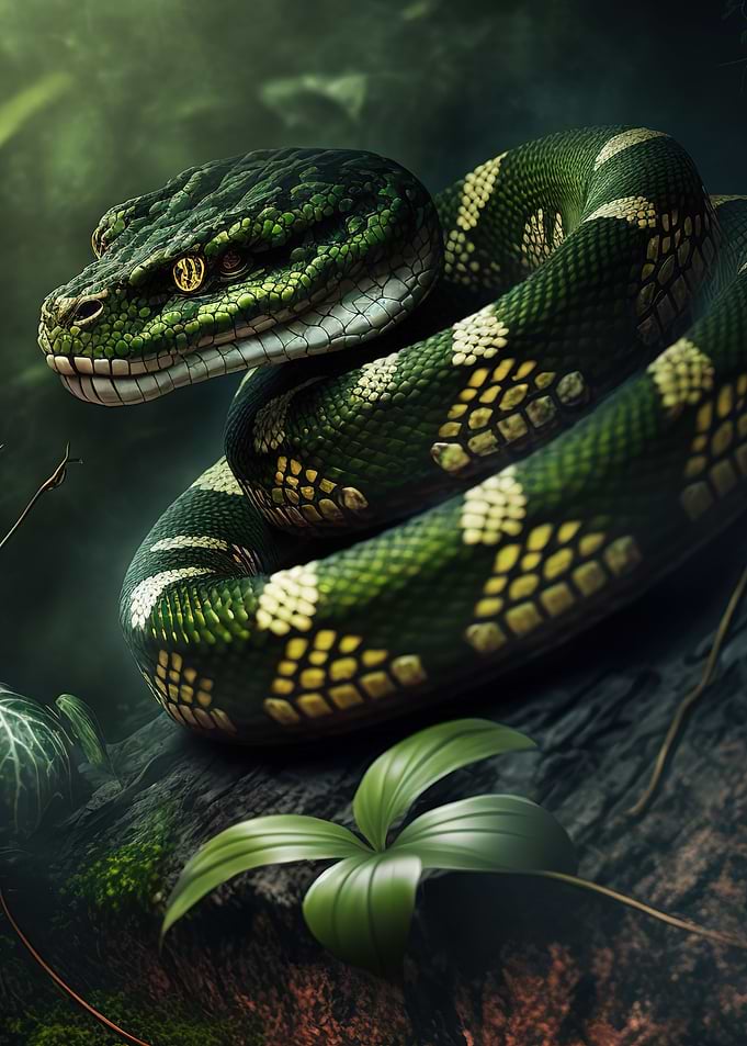blue snake splash